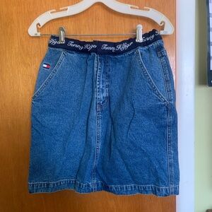 Tommy Hilfiger Blue Denim Skirt